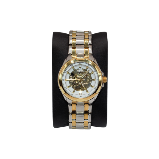 Fitron 117177L Two-Tone White Dial - Automatic