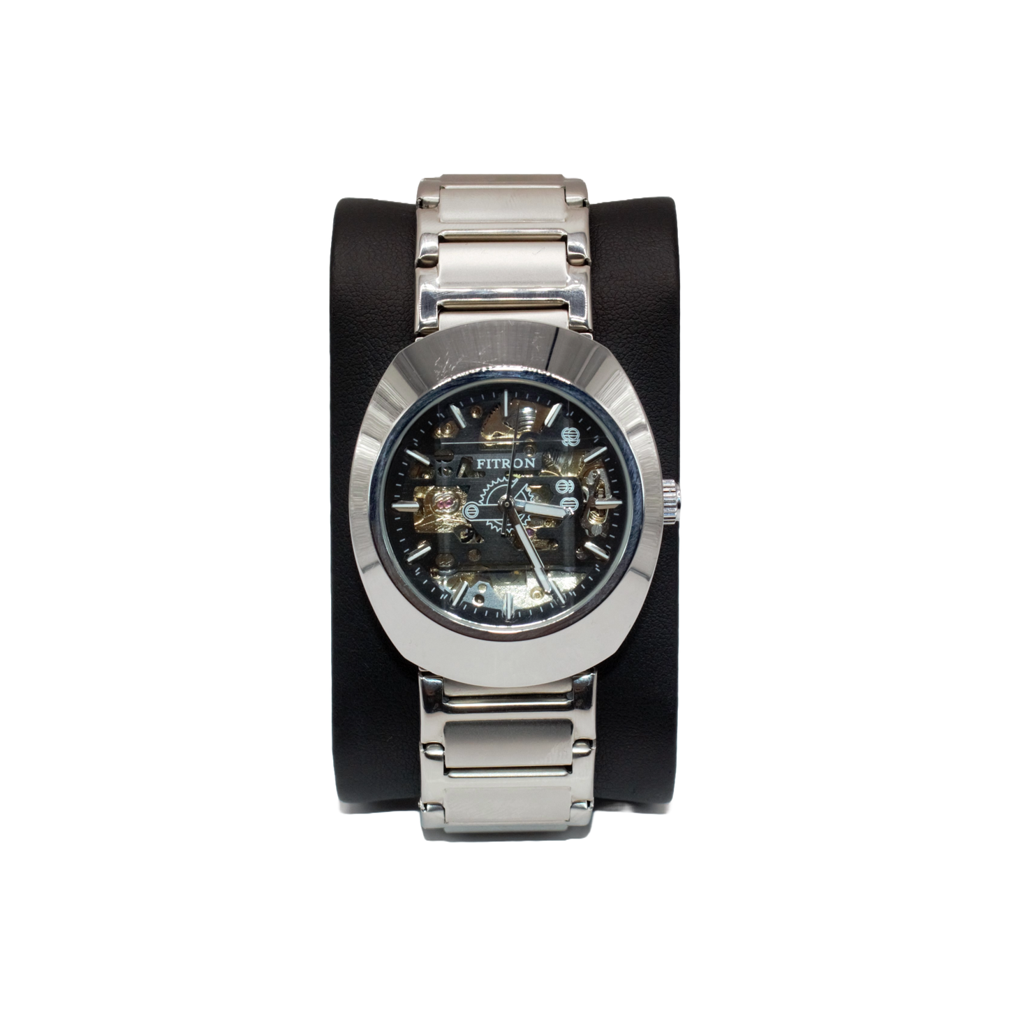 Fitron 117235M Silver Black Dial - Automatic