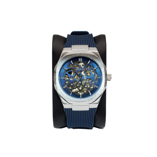 Fitron 117203M Silver Blue Dial - Automatic