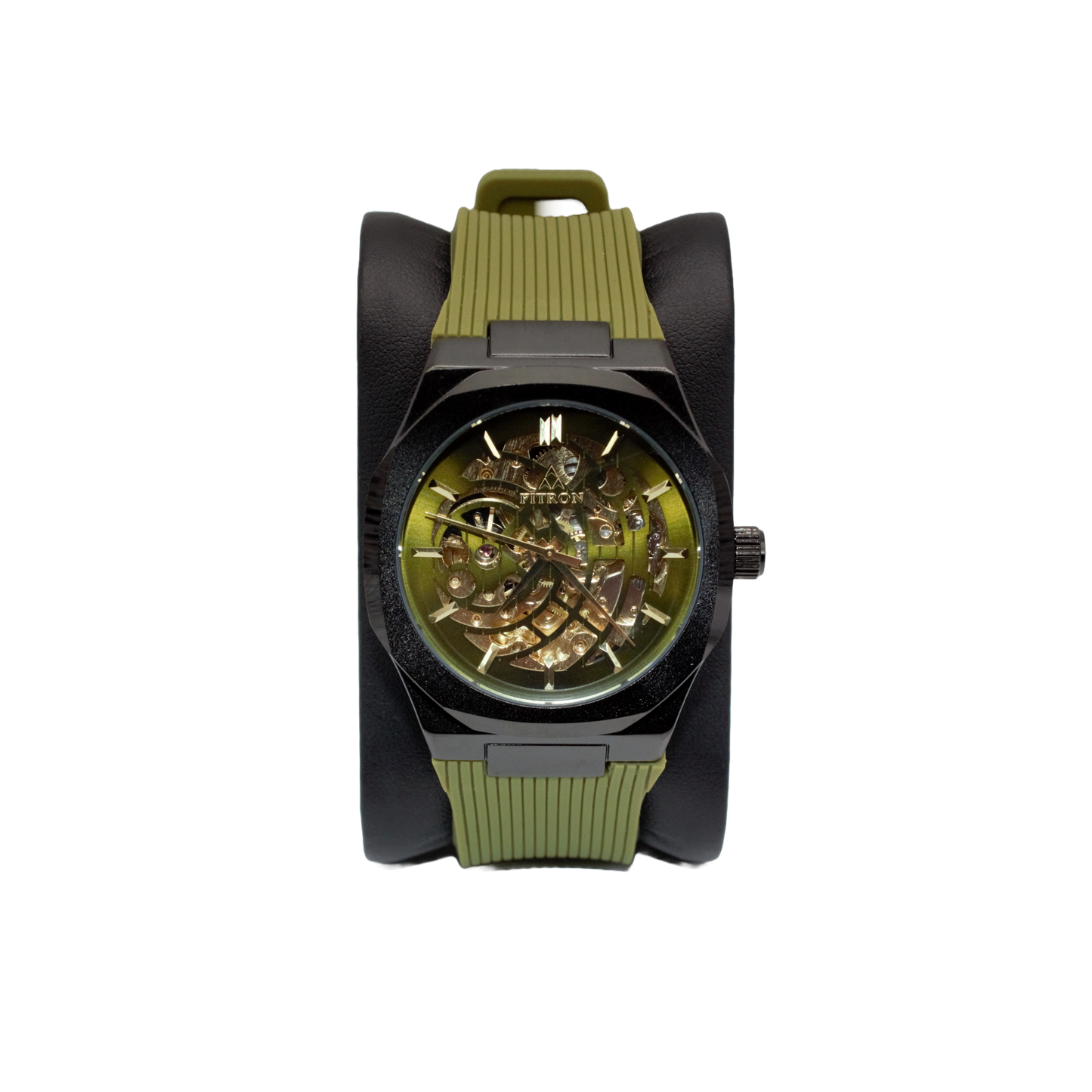 Fitron 117203M Black Olive Dial - Automatic