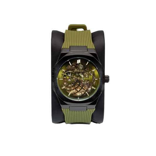 Fitron 117203M Black Olive Dial - Automatic