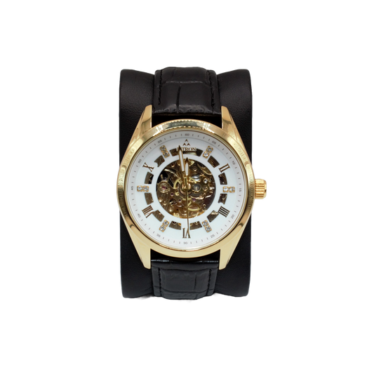 Fitron 117233M Gold White Dial - Automatic
