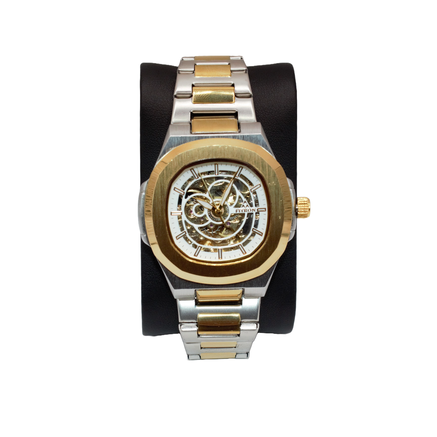 Fitron 117196M Two-Tone White Dial - Automatic