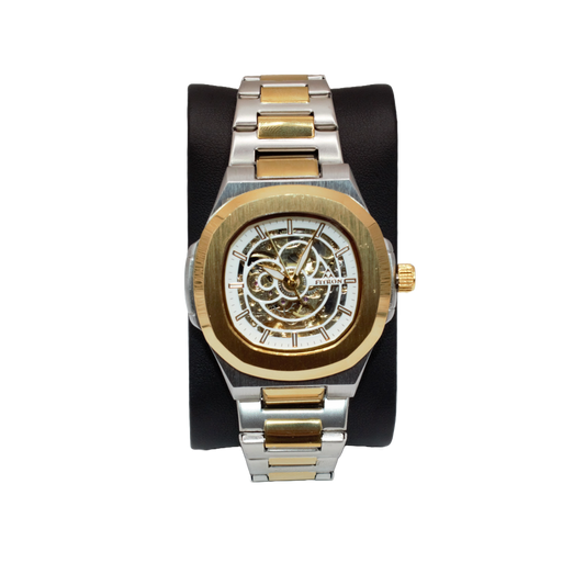 Fitron 117196M Two-Tone White Dial - Automatic