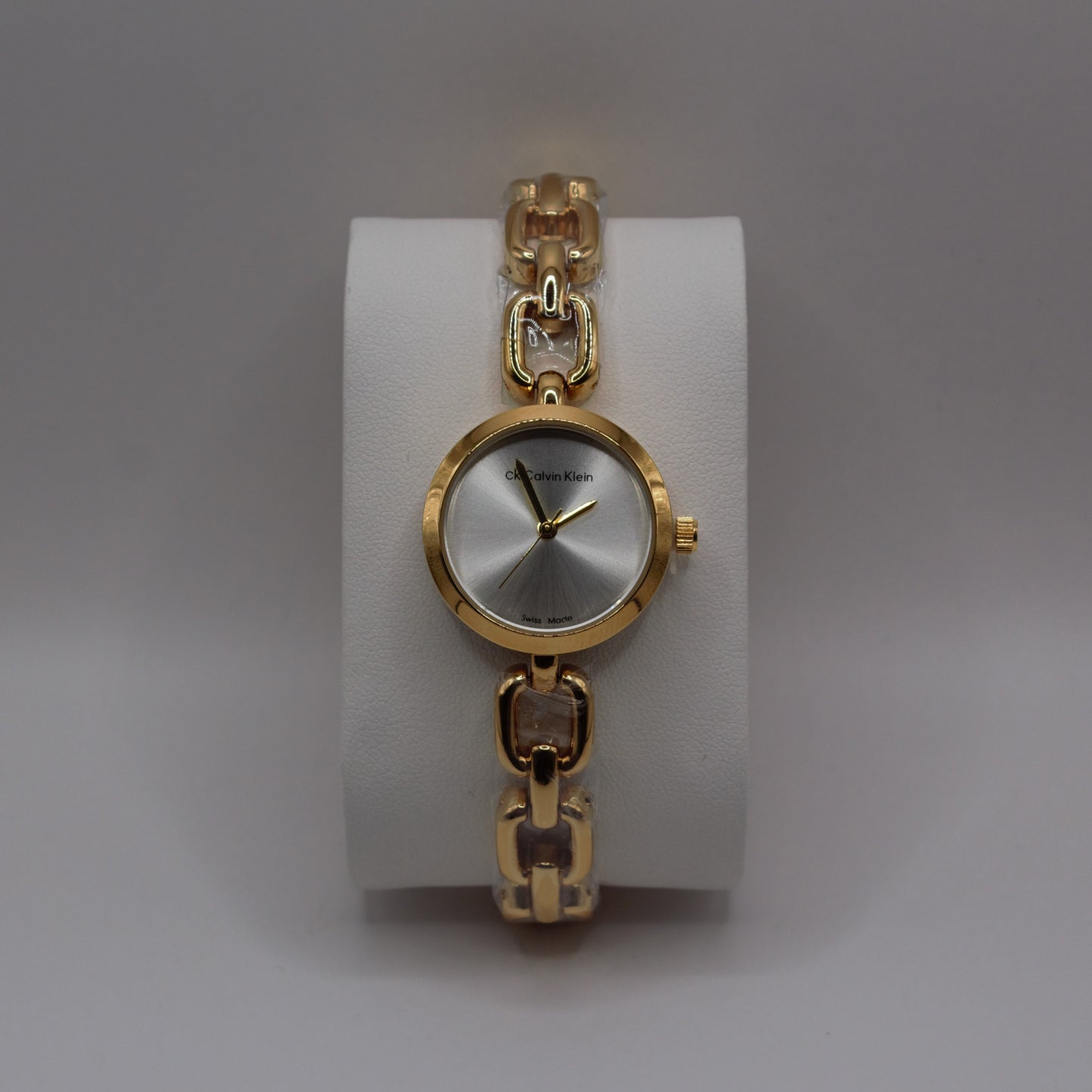 CK Ladies Gold Silver Dial - 22mm
