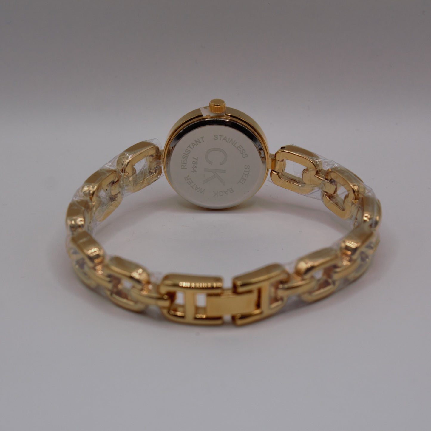 CK Ladies Gold Silver Dial - 22mm