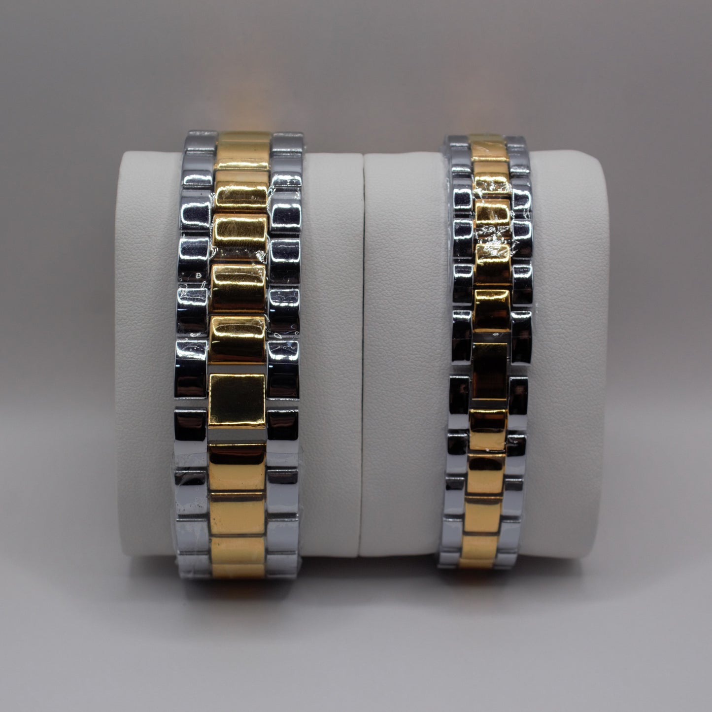 MK Runway Chronograph Two-Tone White Dial - Couple