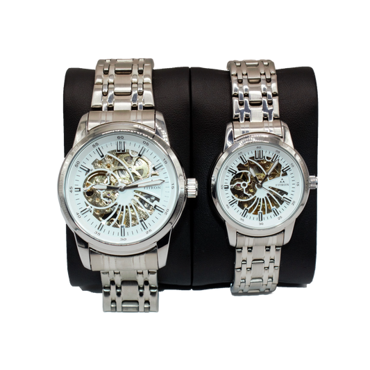 Fitron 117178 Silver White Dial - Automatic