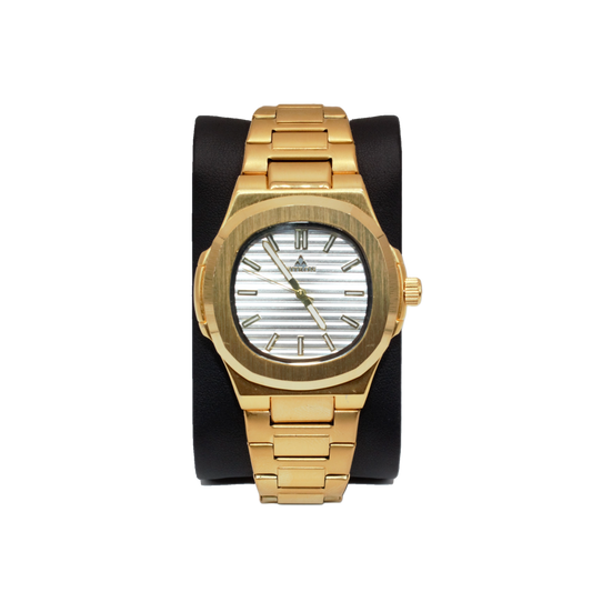 Fitron 117225M Gold Silver Dial - Automatic