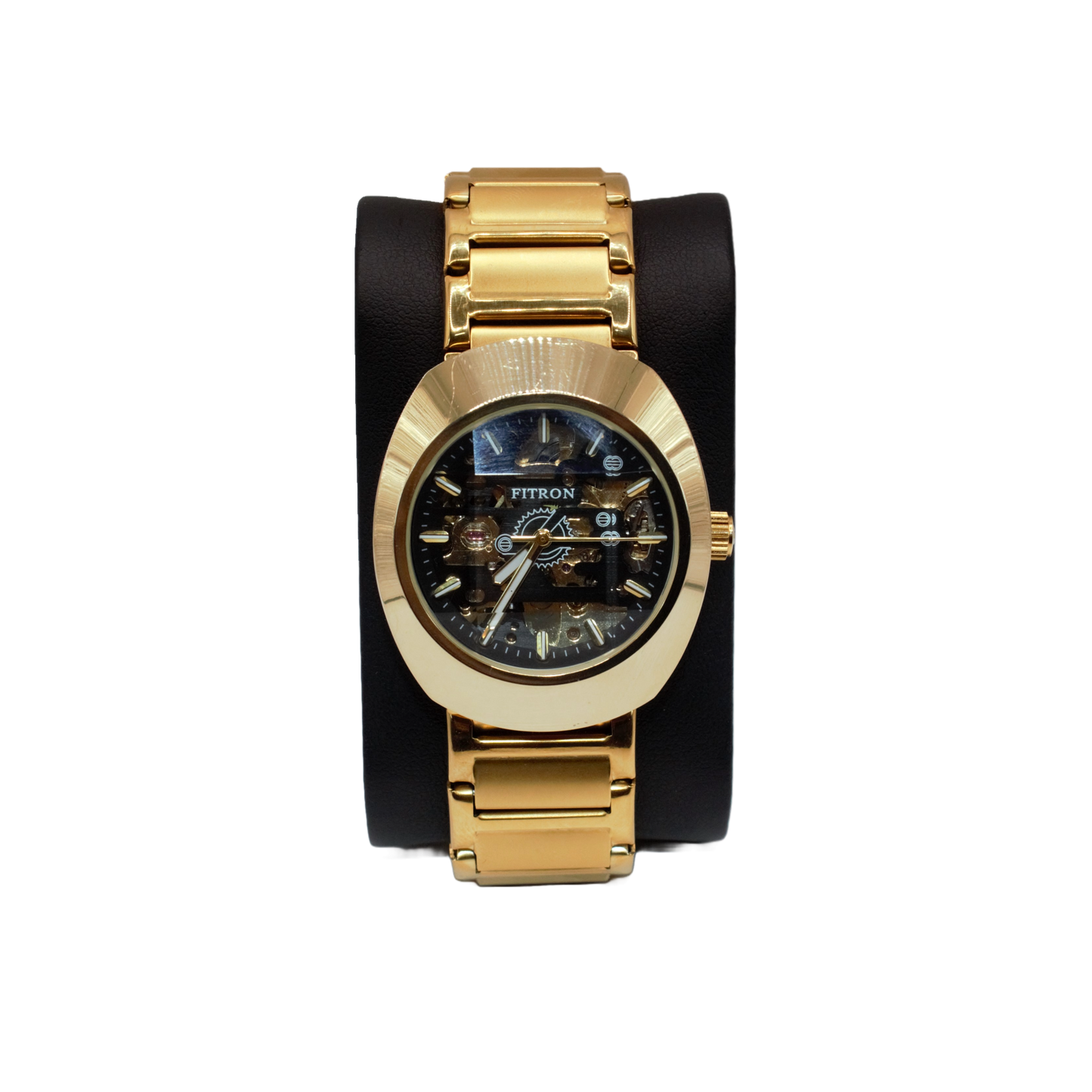 Fitron 117235M Gold Black Dial - Automatic