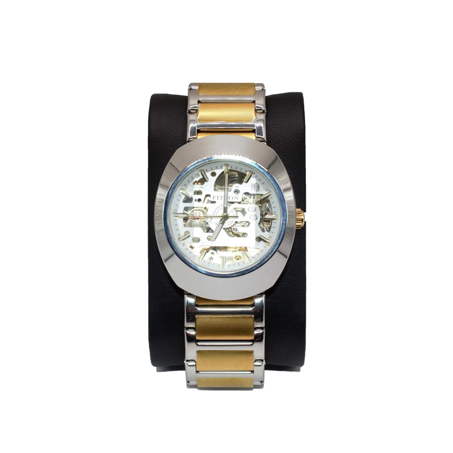 Fitron 117235M Two-Tone Silver Dial - Automatic