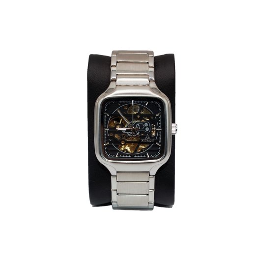 Fitron 117236M Silver Black Dial - Automatic