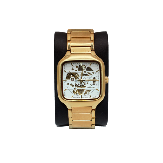 Fitron 117236M Gold Silver Dial - Automatic