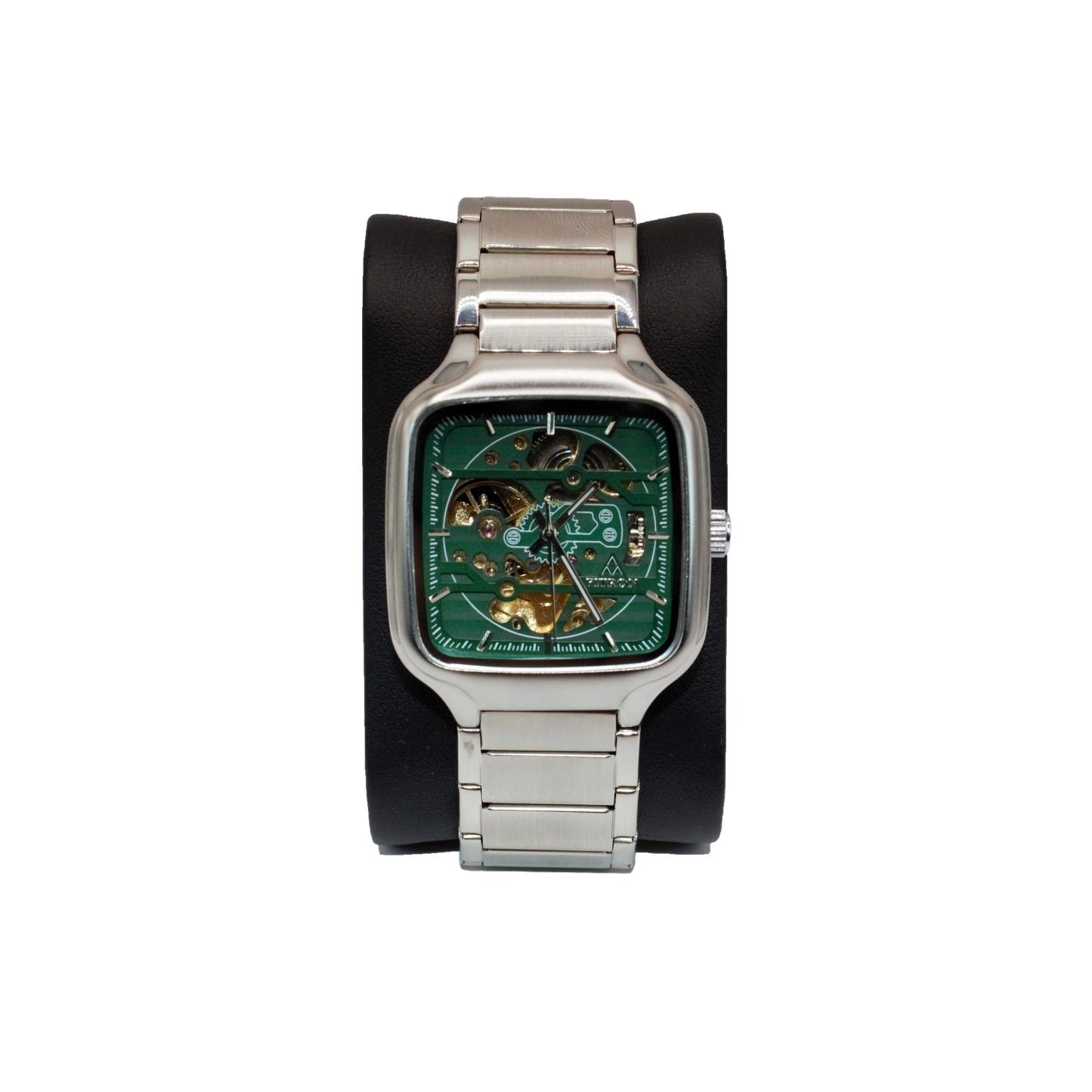 Fitron 117236M Silver Green Dial - Automatic