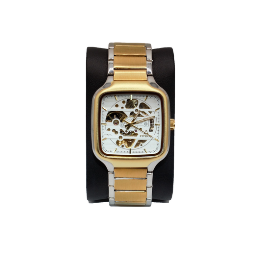 Fitron 117236M Two-Tone Silver Dial - Automatic