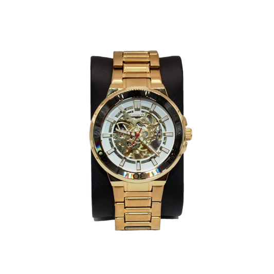 Fitron 117195M Gold White Dial - Automatic