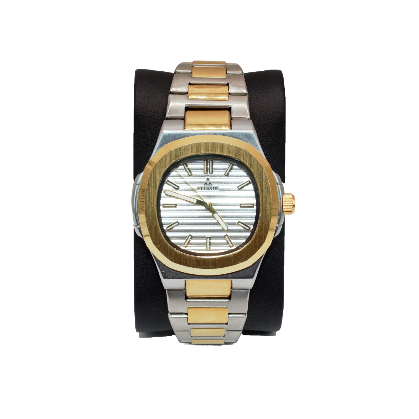 Fitron 117225M Two-Tone Silver Dial - Automatic