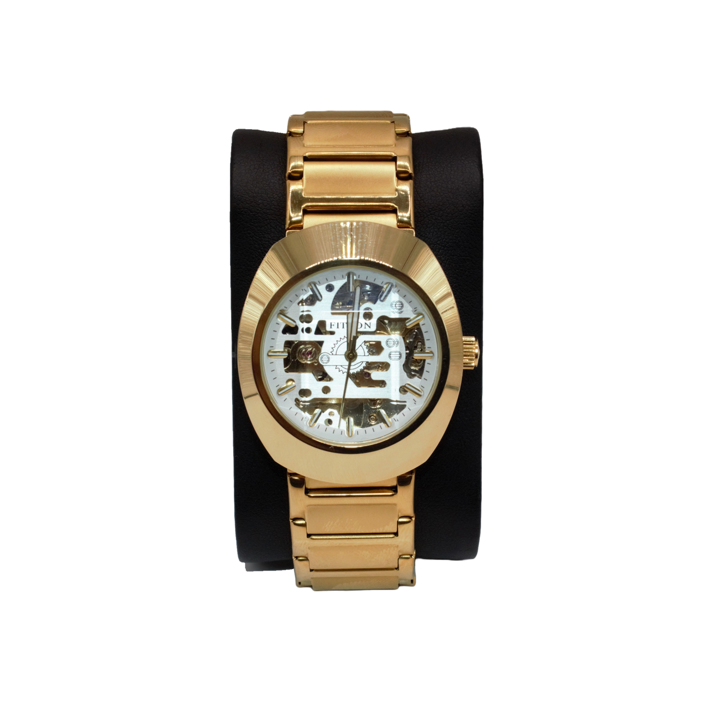 Fitron 117235M Gold Silver Dial - Automatic