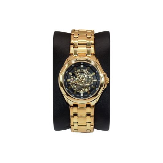 Fitron 117177L Gold Black Dial - Automatic