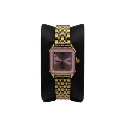 Fitron 9664L Gold Pink Dial - Quartz