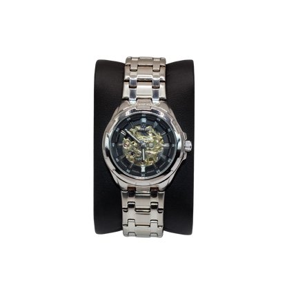 Fitron 117177L Silver Black Dial - Automatic