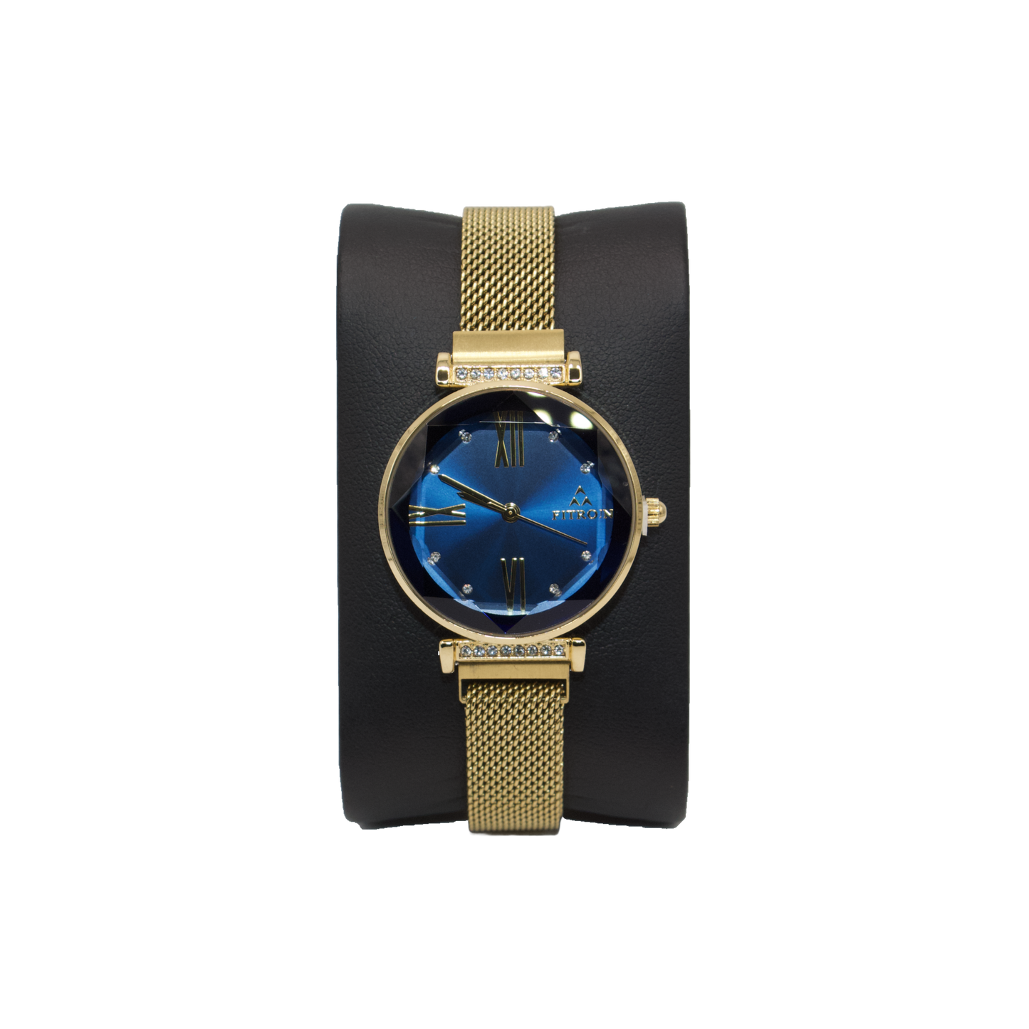 Fitron 9659L Gold Blue Dial - Quartz