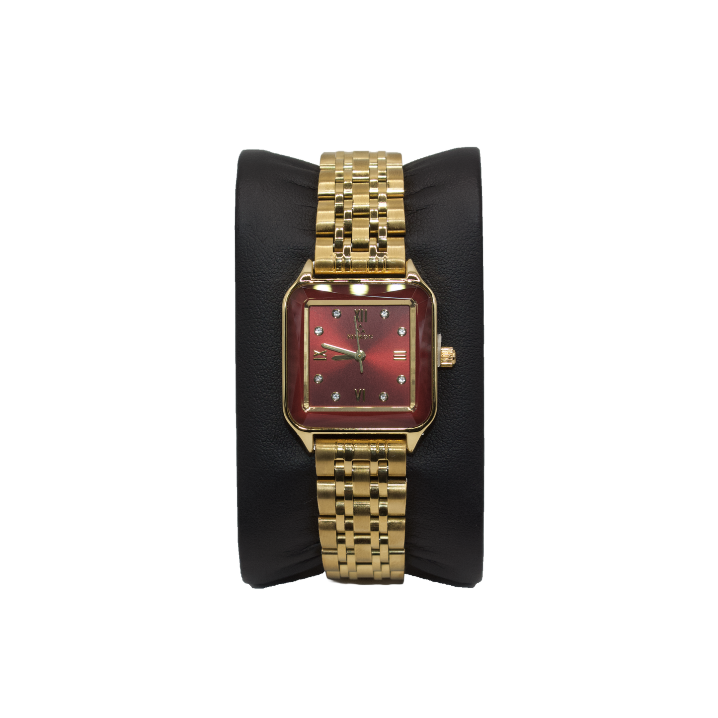 Fitron 9664L Gold Red Dial - Quartz