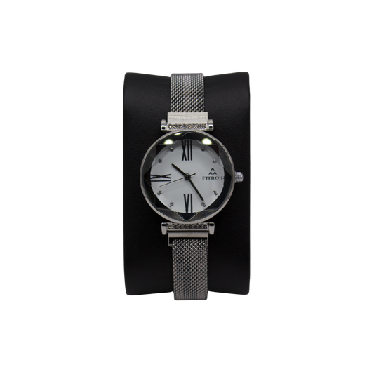 Fitron 9659L Silver White Dial - Quartz