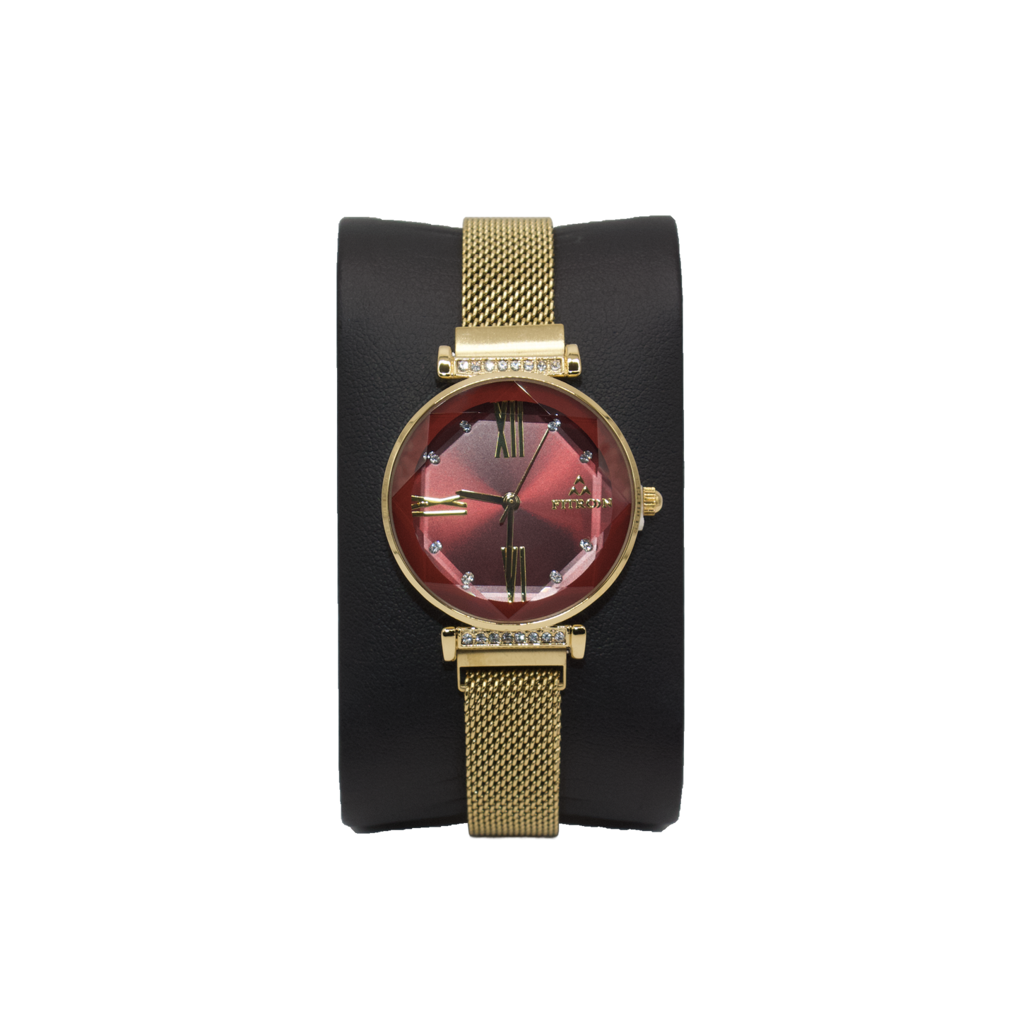 Fitron 9659L Gold Red Dial - Quartz