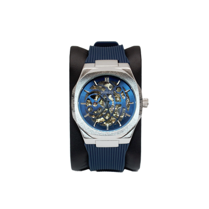 Fitron 117203M Silver Blue Dial - Automatic