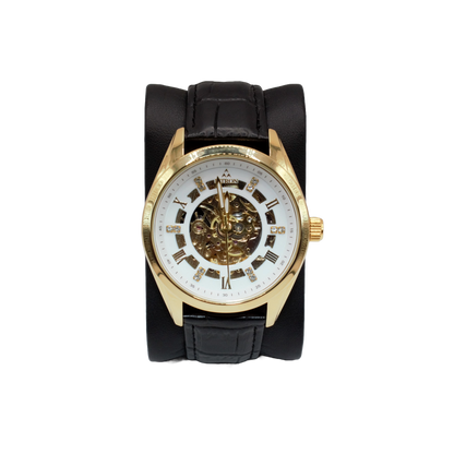Fitron 117233M Gold White Dial - Automatic