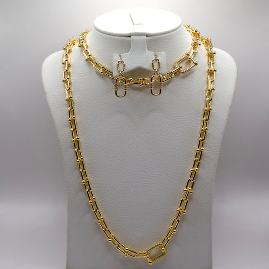 Bold Chain Link Set