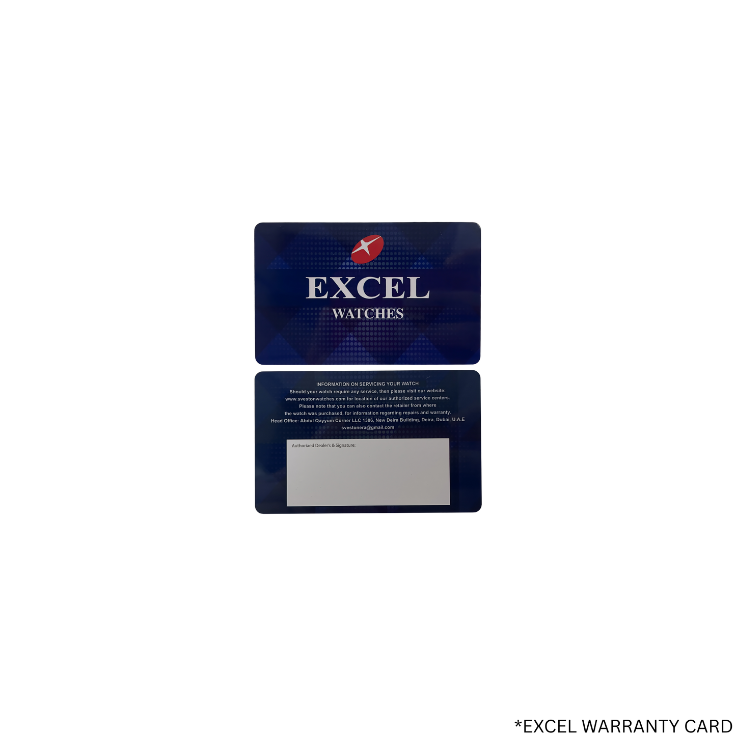 EXCEL OCTAGONAL WITH DIAMONDS EX-2101L BLUE DIAL - WOMEN'S QUARTZ