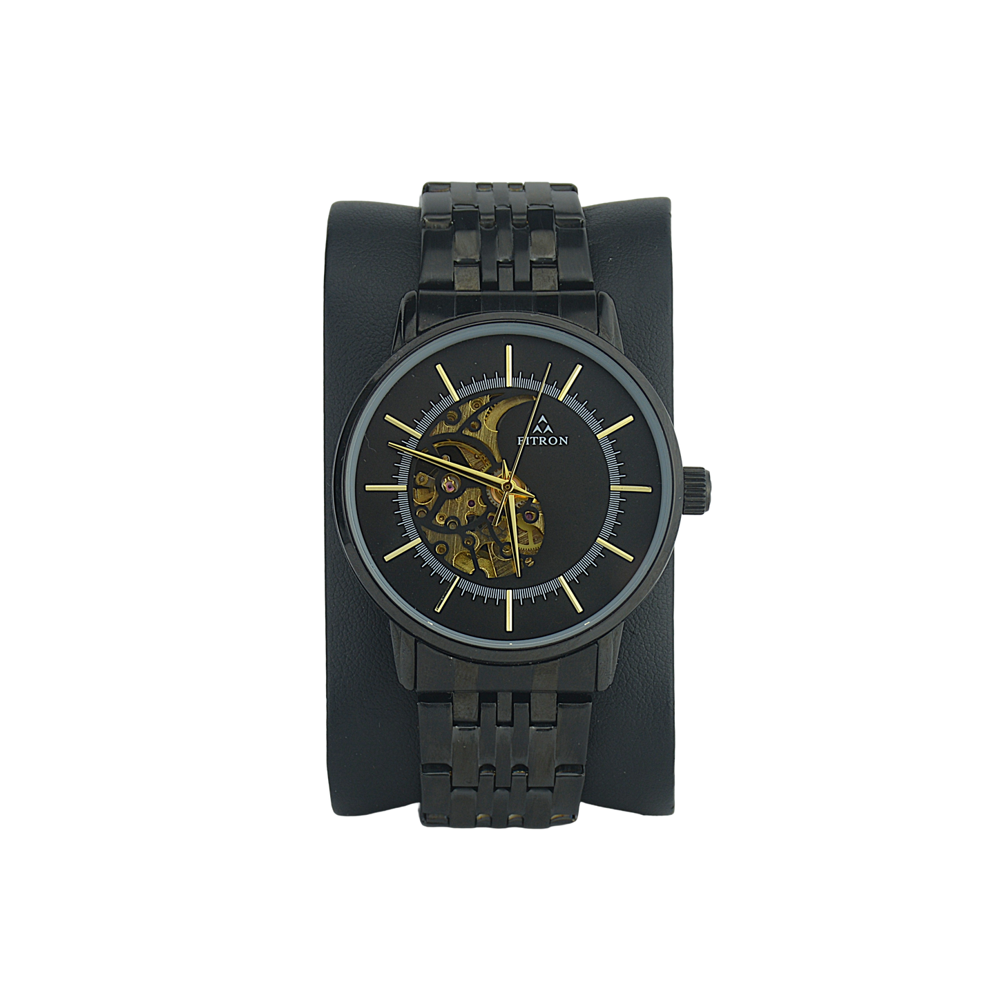 FITRON TEAR DROP 117238M BLACK DIAL - MEN'S AUTOMATIC