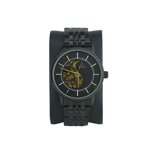 FITRON TEAR DROP 117238M BLACK DIAL - MEN'S AUTOMATIC