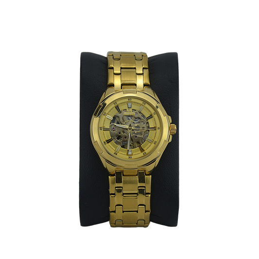 FITRON BIG FACE BULKY 117177L GOLD DIAL - WOMEN'S AUTOMATIC