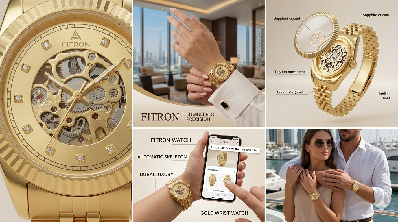 FITRON RX INSPIRED 117228L GOLD DIAL - WOMEN'S AUTOMATIC