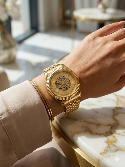 FITRON RX INSPIRED 117228L GOLD DIAL - WOMEN'S AUTOMATIC