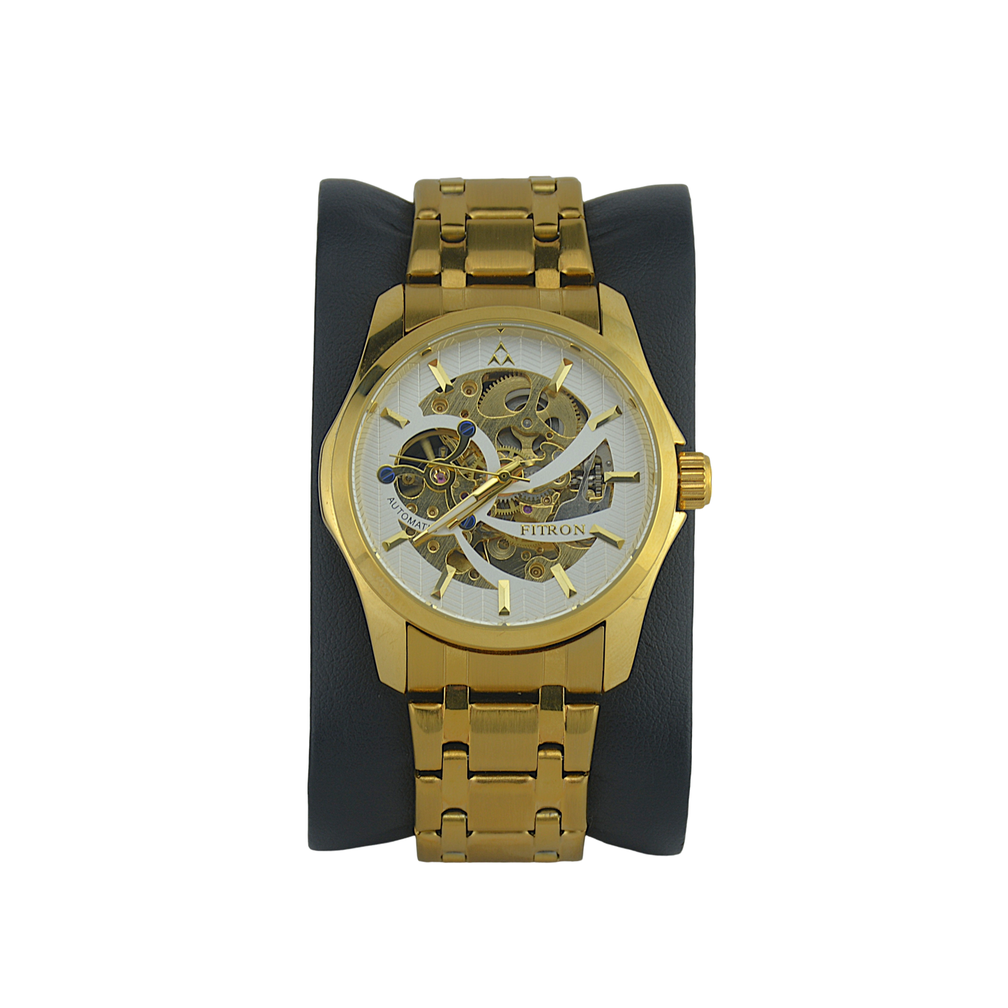 FITRON ROUND SKELETON 117215M WHITE DIAL - MEN'S AUTOMATIC