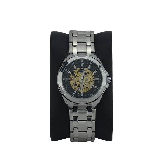 FITRON BIG FACE BULKY 117177L BLACK DIAL - WOMEN'S AUTOMATIC