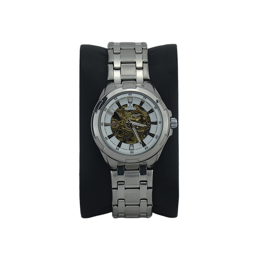 FITRON BIG FACE BULKY 117177L WHITE DIAL - WOMEN'S AUTOMATIC