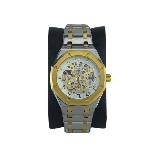 FITRON 8 SCREWS SKELETON 117193M GOLD DIAL - MEN'S AUTOMATIC