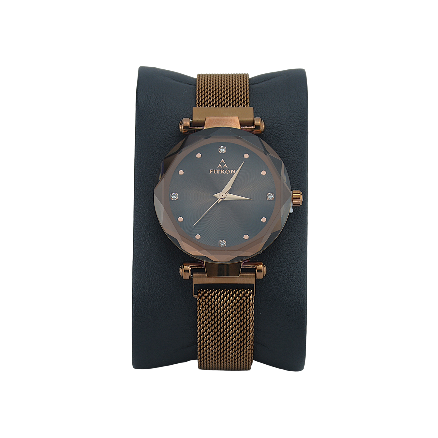 FITRON BIG MAGNETIC 9141L BROWN DIAL - WOMEN'S QUARTZ
