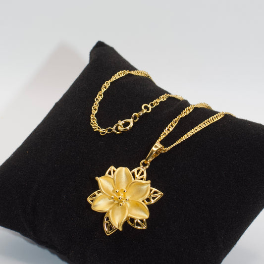Gold Flower Necklace