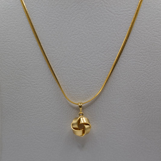 Gold Knot Necklace