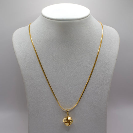 Gold Knot Necklace