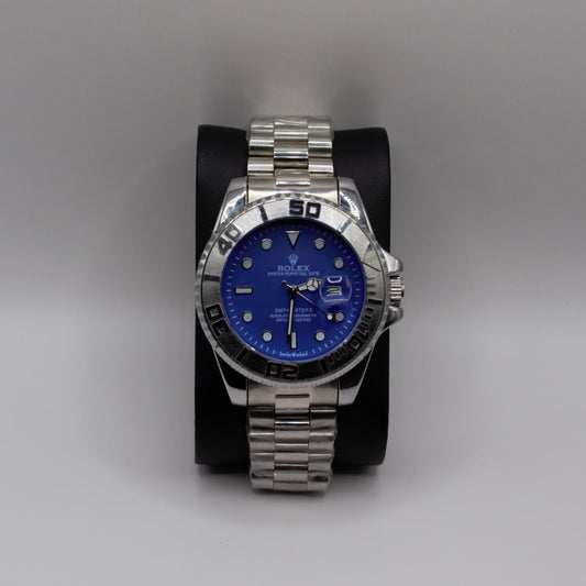 GMT-Master 2 Oyster Perpetual Date Silver Blue Dial - 40mm