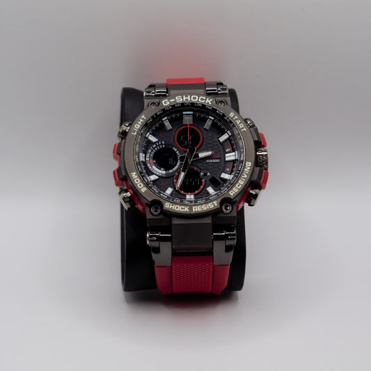G-SHK MTG Gunmetal Red Band