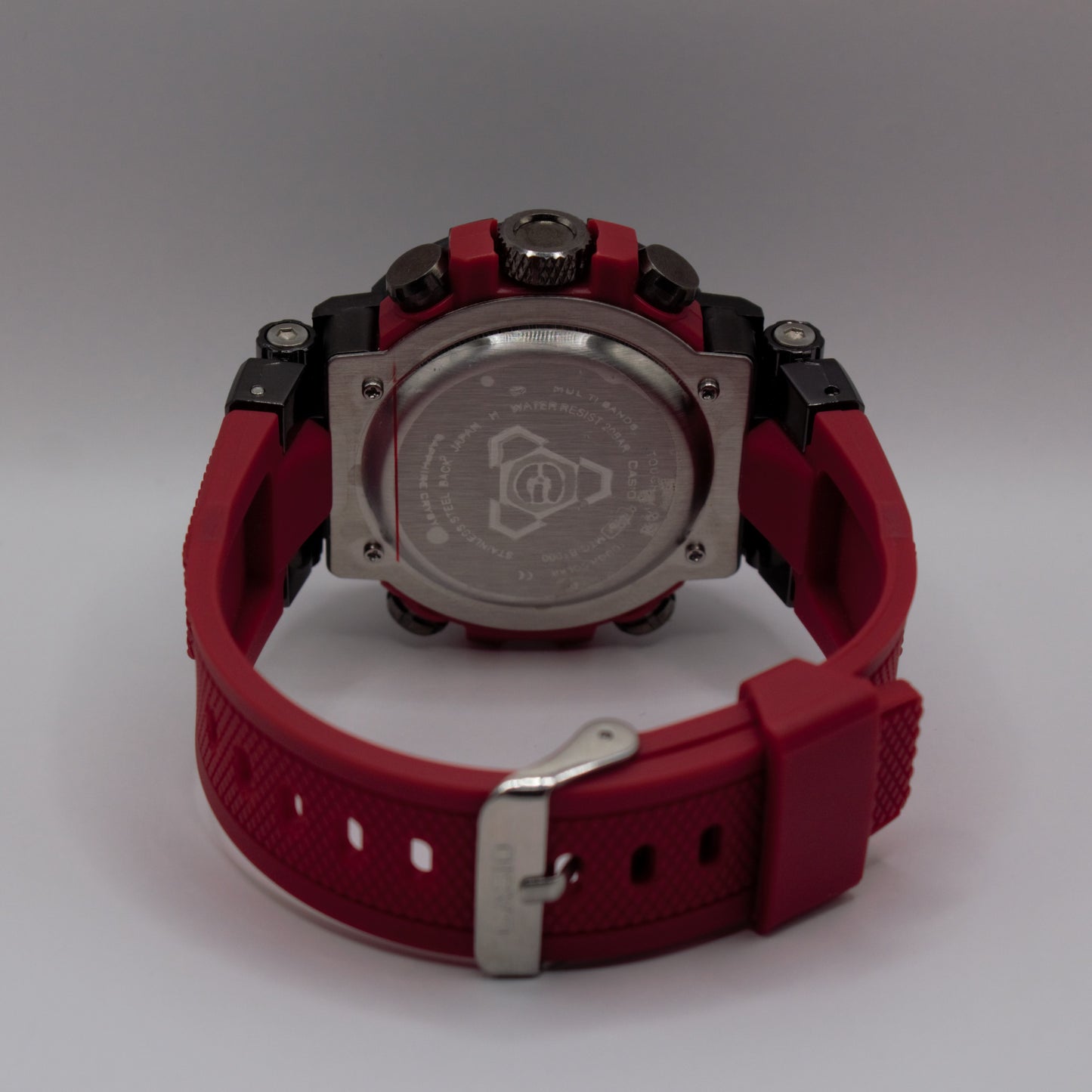 G-SHK MTG Gunmetal Red Band