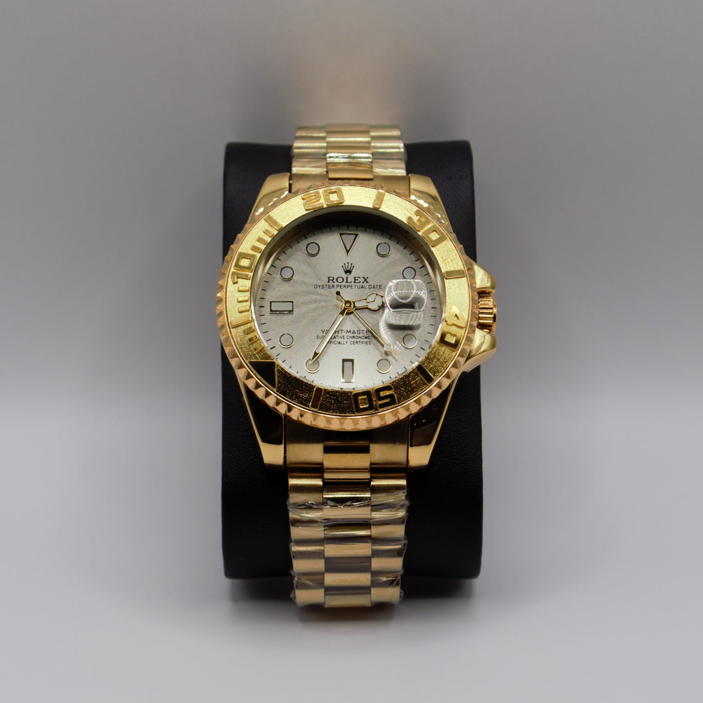 Yacht-Master Oyster Perpetual Date Gold White Dial - 40mm